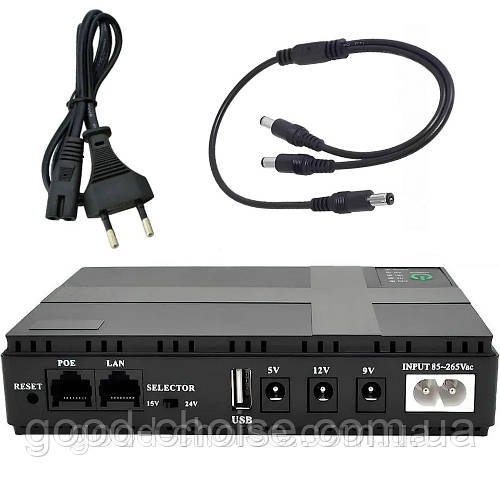 ДБЖ для роутера 10400mAh / Безперебійник для роутера / Повербанк для роутера