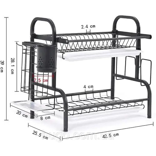 Сушилка для посуды Kitchen rack double YU227
