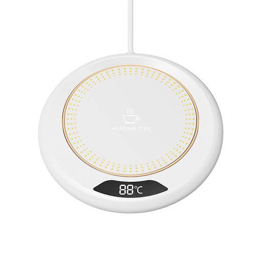 Підставка для чашки з підігрівом і дисплеєм Heating Cup USB Підігрівна підставка під чашку