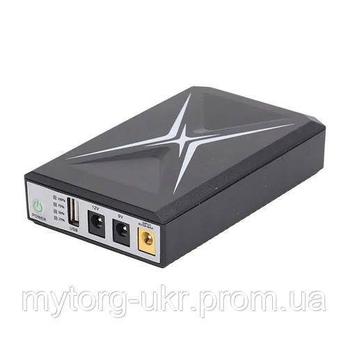 Power Bank для роутера Mini UPS DCP-018W  Чорний