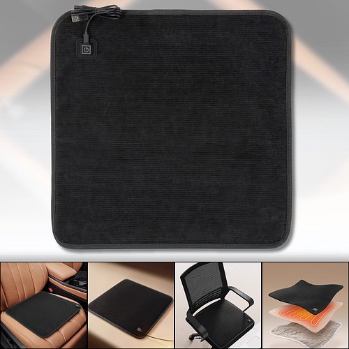 Електричний килимок з підігрівом та 3 температурними режимами від USB 45х45см