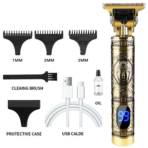 Тример VINTAGE Т9 БУДДА із вбудованим акумулятором та LCD дисплеєм