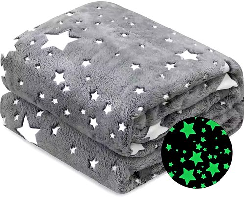 Плед-покривало, що світиться Magic Blanket 120х180 Сірий