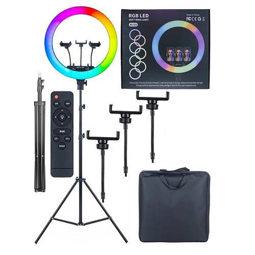 Кільцева лампа RGB LED Soft Ring Light 45 см MJ18 HP227