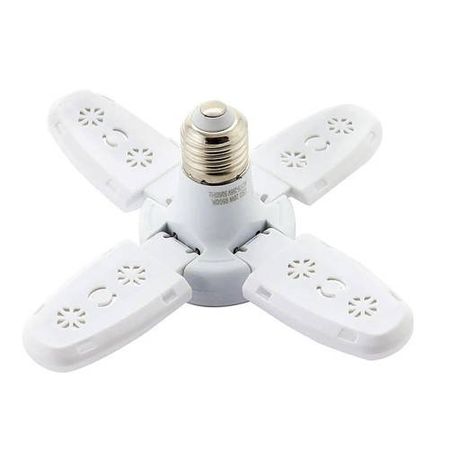 Лампочка складана світлодіодна 4 лопаті E27 KK-202 Mini fan blade bulb HP227