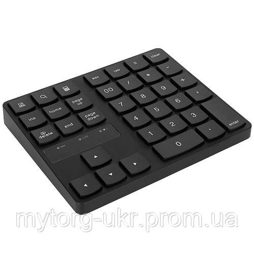 Бездротова клавіатура Bluetooth Numeric Keypad  чорна