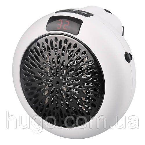 Обігрівач в розетку 900W з терморегулятором та таймером, Warm air blower, Білий / Портативний міні обігрівач