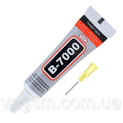 Клей силіконовий B7000 / B-7000 / герметик універсальний з дозатором прозорий 9 мл