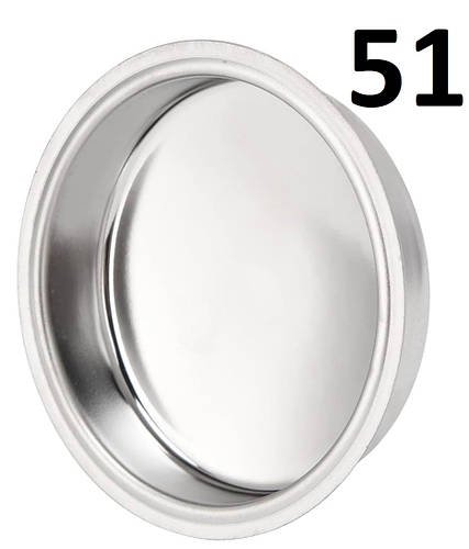 Металева заглушка 51 Blind Filter Basket для холдера, сліпе сито