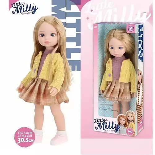 Лялька Little Milly (знімний одяг, взуття, висота 30см, в коробці) 92018 A