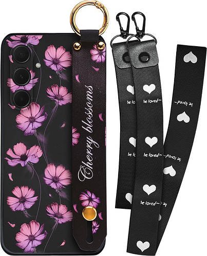 Чохол SHLab Samsung Galaxy M15 5G M156 Cherry Blossoms + два ремінці з карабіном