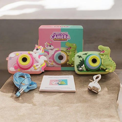 Дитячий фотоапарат (2 види, звук, фото, відео, mini-USB дріт, роз'єм для SD-карти) XL 900 ШТРИХ=31073