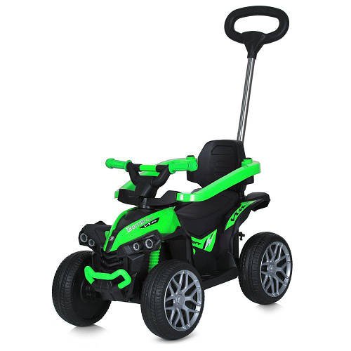 Каталка-толокар машинка с мотором Квадроцикл Bambi M 5782EBLR-5 Зеленый