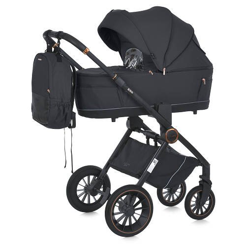 Універсальна коляска 2в1 El Camino ERA ME 1100-1 Black Ink Чорна