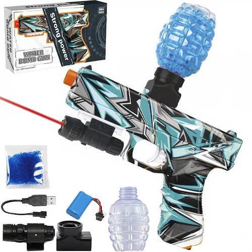 Пістолет-кулемет орбібольний стріляє орбізами на акумуляторі Water gun G-717 Пістолет для хлопчиків