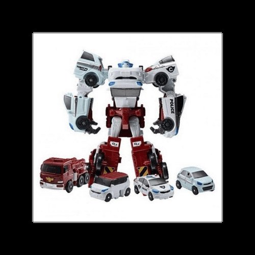 Трансформер Tobot Quatran (робот трансформується у 4 машинки, в коробці) 518 A