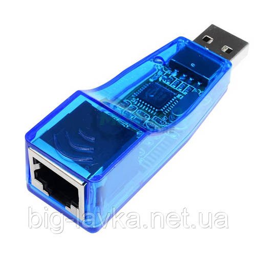 Зовнішня мережна карта USB для підключення Інтернету.