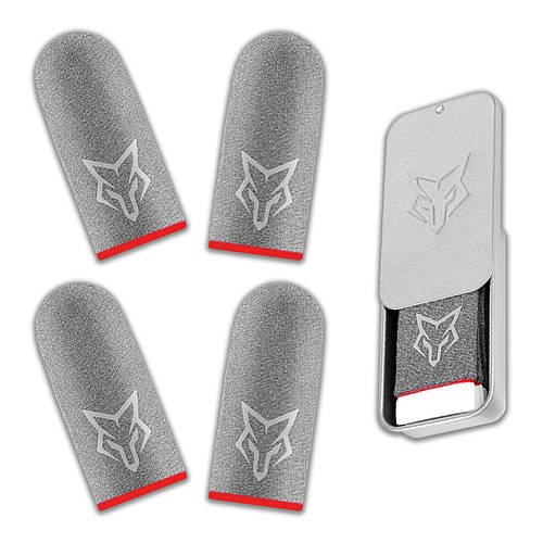 Ігрові напальчники Sarafox v10 для гри на телефоні смартфоні в пабг pubg mobile пубг, 4 шт + бокс