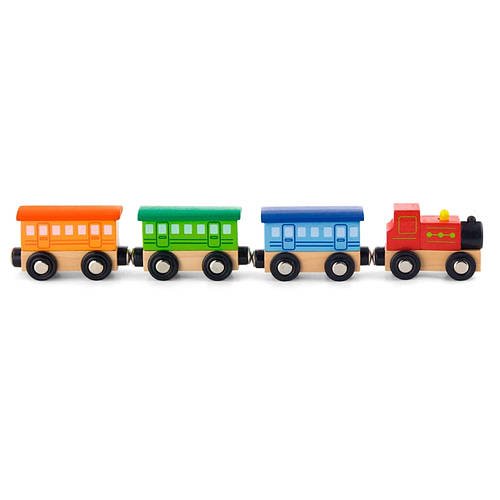 Іграшковий поїзд Viga Toys (4 вагони, на магнітах) 50819