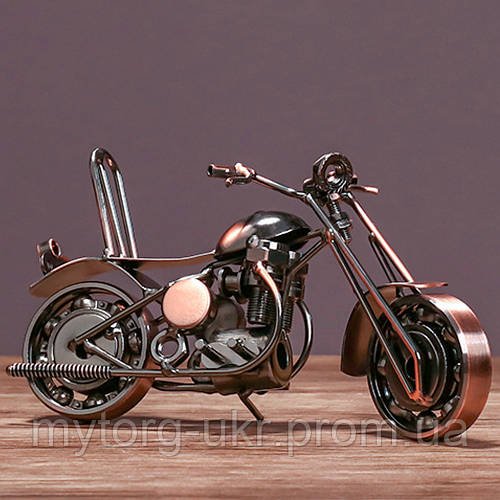 Статуетка мотоцикла Harley залізний чоппер  Мідний