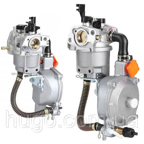 Карбюратор + газовий редуктор для генератора 2-3кВт, 168F/170F / Карбюратор на генератор / Газовий карбюратор