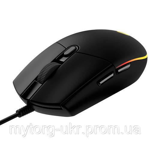 Миша ігрова провідна Logitech G102 з RGB підсвічуванням  Чорний