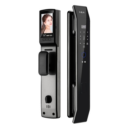 Електронний розумний дверний замок H-14Z Tuya Smart з Face ID, відбитків пальців і NFC-брелком