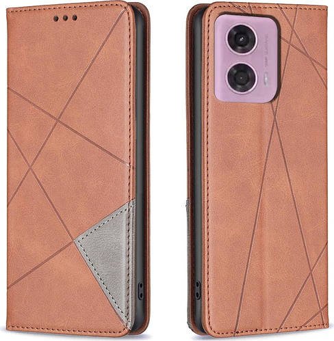 Чохол книжка SHLab Prisma Motorola G24 Power Brown
