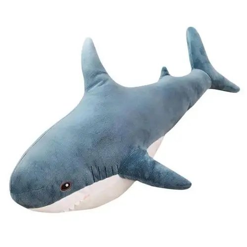 Акула 40 см baby shark м'яка плюшева іграшка обнімашка для сну подушка YU227