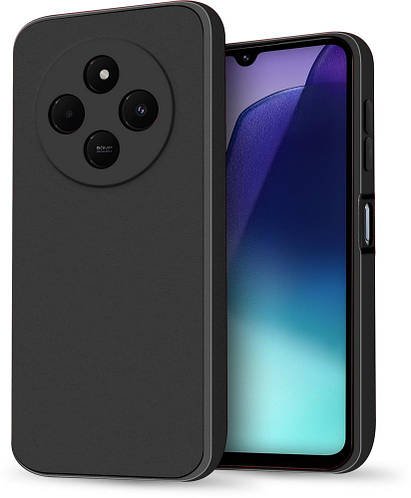 Силіконовий чохол HardCorner Redmi 14C (з мікрофіброю) Black