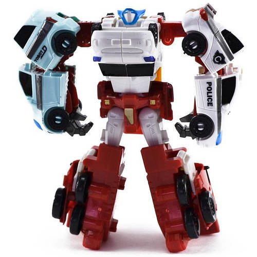 Робот-трансформер Tobot "Quatran" (4 машинки, у коробці) 518A