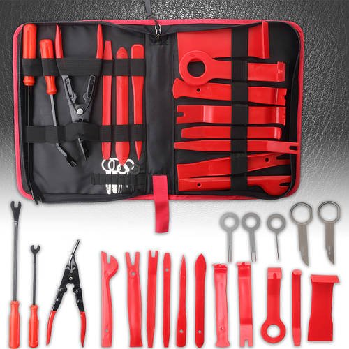 Набір з 19 інструментів для зняття обшивки та розбирання салону авто EL-198504