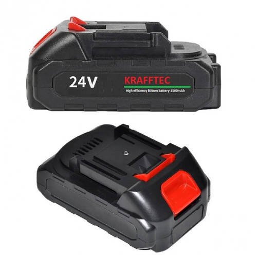 Акумуляторна батарея KRAFFTEC 24V 1500mAh, литий-іонна, для інструментів, перезарядка до 1000 циклів