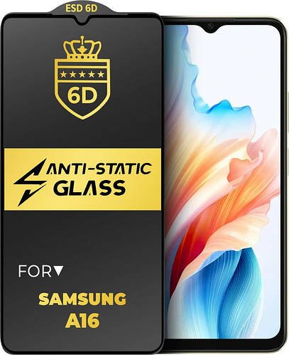 Захисне скло 6D Anti-Static Samsung Galaxy A16 A165 Glass Shield