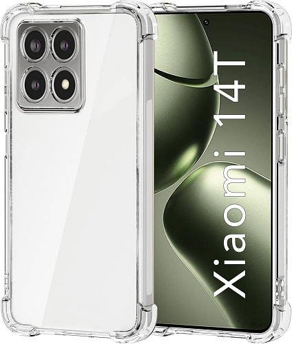 Прозорий чохол MultiCam Xiaomi 14T (посилений кутами)