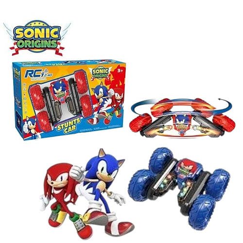 Машина-перевертень на радіокеруванні "SONIC" (акум. 3,7 V, пульт, підсвічування, звук, у коробці) 6645-2