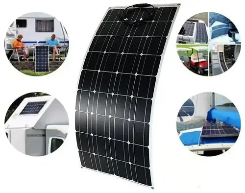 Монокристалічна гнучка сонячна панель 780x1356x2.6 мм Flexible panel 200W Портативна сонячна панель Лучшая цена