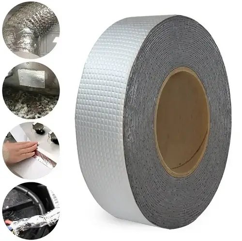 Надміцна липка стрічка (BUTYL SELF-ADHESIVE) шир. 5 см, товщ. 1.2 мм, довжина 10 м HP227