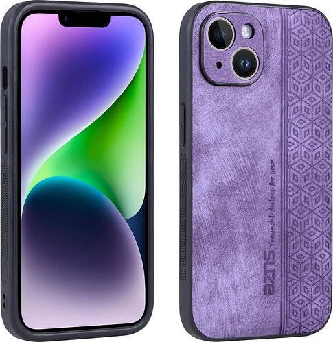Мікрозамшевий чохол AZNS iPhone 13 Lilac