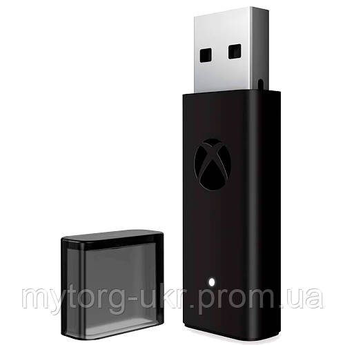 USB адаптер для бездротового геймпаду Xbox One на ПК з Windows  Чорний