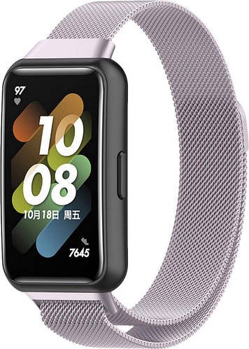 Міланський ремінець Milano Mesh для Honor Band 7 Pink