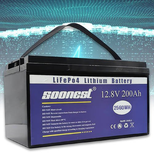 Акумуляторна літієва батарея LiFePO4 на 12,8V ємністю 200Ah Soonest 2560Wh