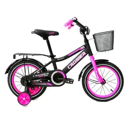 Дитячий велосипед Crosser Rocky 14" Рожевий