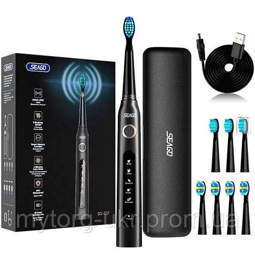 Електрична зубна щітка Seago SG-507  Чорний