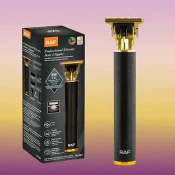 Акумуляторна Машинка для стрижки Domotec/RAF R-437 до 120 хвилин роботи, зріз 40 мм, 4 насадки