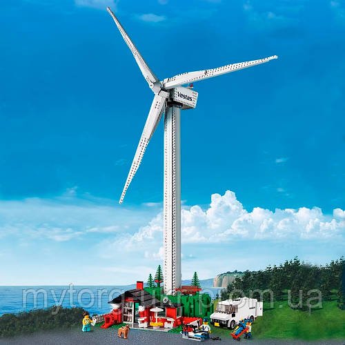 Конструктор Вітряна турбіна Vestas 826 деталей  Білий