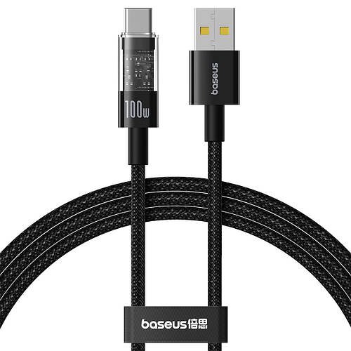Кабель для зарядки телефона смартфона Baseus Gem Fast-Charging Data Cable Type-C 100W 2m