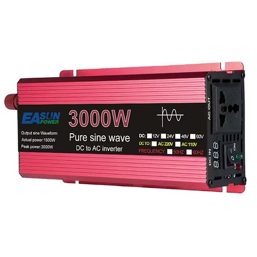 Перетворювач напруги EASUN POWER 3000W (1500W) інвертор із чистою синусоїдою 12V-220V
