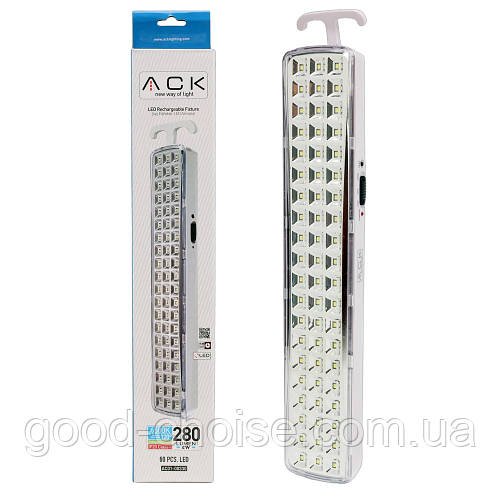 Ліхтар акумуляторний 60LED, ACK AC01-00330 / Аварійний світильник на акумуляторі / Світлодіодна лампа