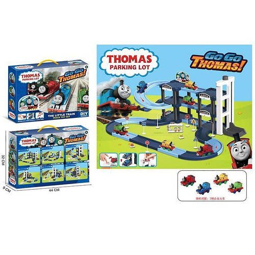 Трек "Go Go Thomas" (2 паровозики, оточення, у коробці) 111-315 A
